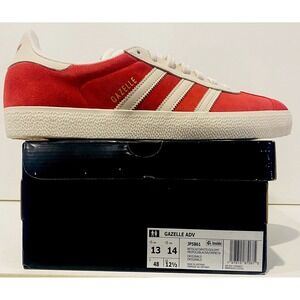 Adidas Gazelle ADV Skate Shoes Gender Inclusive Sz 14W/13M Better Scarlet (Red)